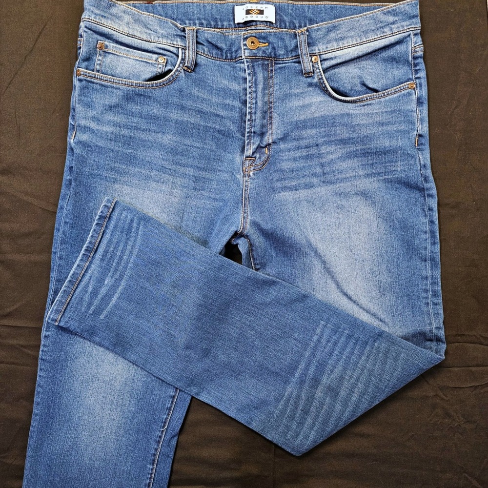 Joseph Abboud Classic Fit Jeans 38x34 Mens Blue Stretch Straight Leg RN77219